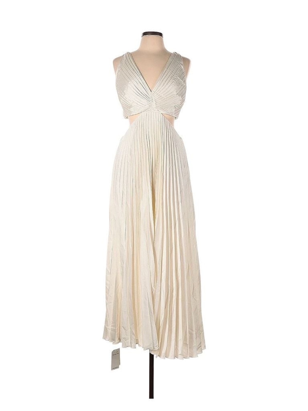 NWT Abercrombie & Fitch Satin White
Pleated Maxi Dress - Picture 6 of 7